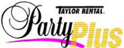 Taylor Rental Party Plus logo
