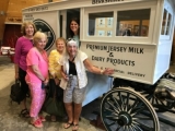 CGNE members in front of a Vintage delivery truck at the High Lawn Farms Dairy
